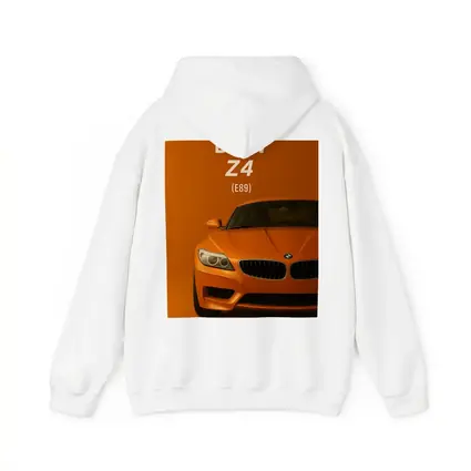 BMW Z4 E89 Orange Minimalist Car Art