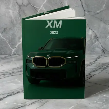 BMW XM Green SUV Dark Background