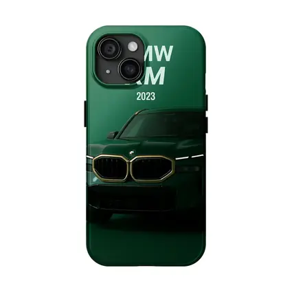 BMW XM Green SUV Dark Background