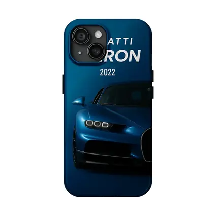 Bugatti Chiron Blue Supercar Dark Background