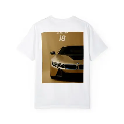BMW i8 Gold Minimal Background Art
