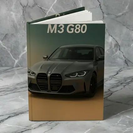 BMW M3 G80 Dark Gray Gradient Background