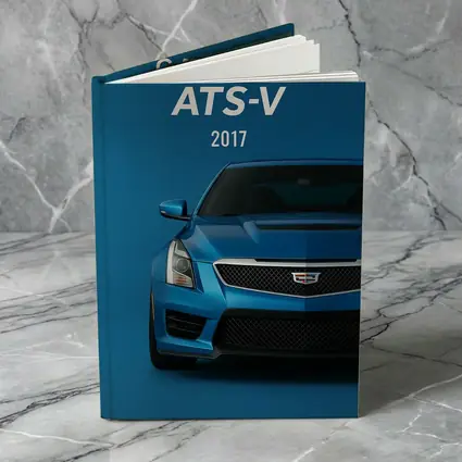 2017 Cadillac ATS-V Blue Front View
