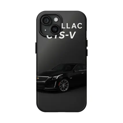 Cadillac CTS V Black on Dark Background