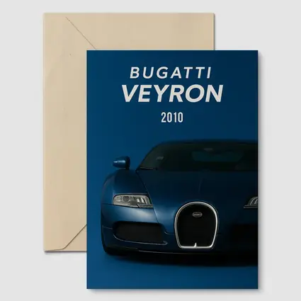 Bugatti Veyron 2010 Deep Blue Front