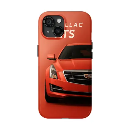 Cadillac ATS Red Car Front View