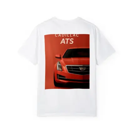 Cadillac ATS Red Car Front View