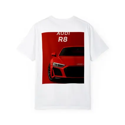 Audi R8 Red Supercar Front View