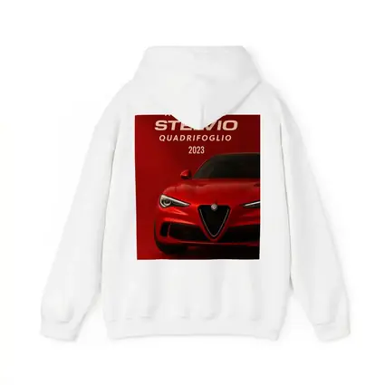Alfa Romeo Stelvio Quadrifoglio Red Background Art