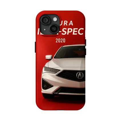 Acura ILX A-Spec White on Red