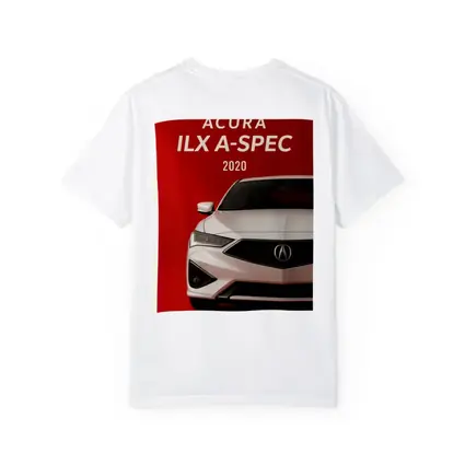 Acura ILX A-Spec White on Red