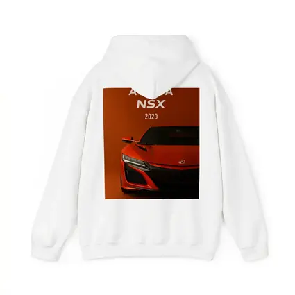 Acura NSX Red Supercar Orange Background