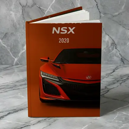 Acura NSX Red Supercar Orange Background