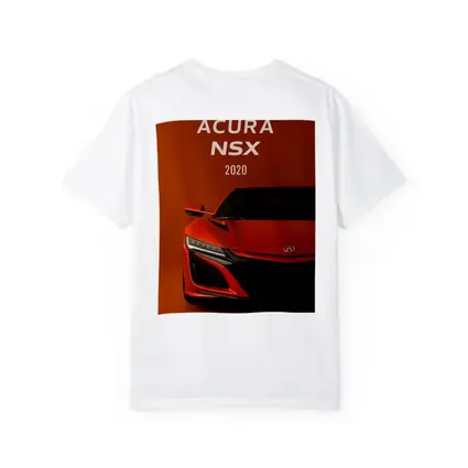 Acura NSX Red Supercar Orange Background