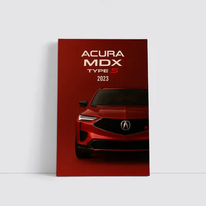 2023 Acura MDX Type S Red Background