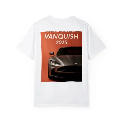 Aston Martin Vanquish Front View Orange Background