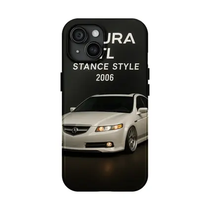 Acura TL Stance Style White Studio