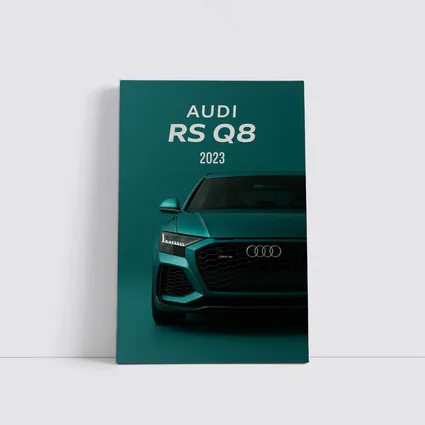 Audi RS Q8 2023 Teal Green Front
