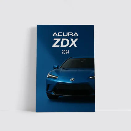 2024 Acura ZDX Blue Front View