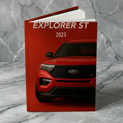 Ford Explorer ST Red Bold Front View