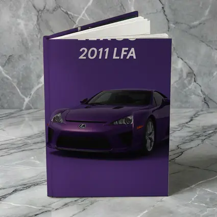 Lexus LFA Purple Sports Car Art Print