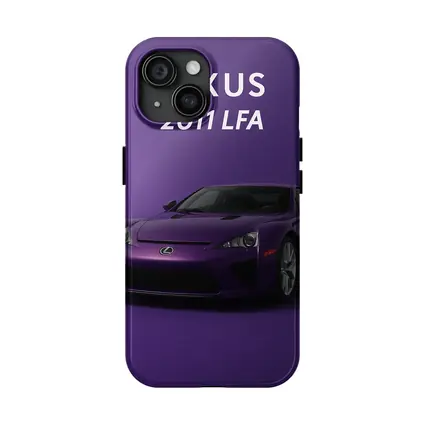 Lexus LFA Purple Sports Car Art Print