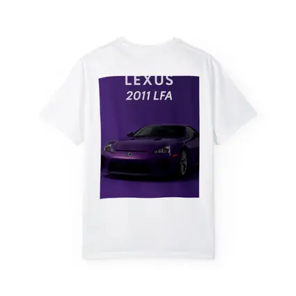 Lexus LFA Purple Sports Car Art Print
