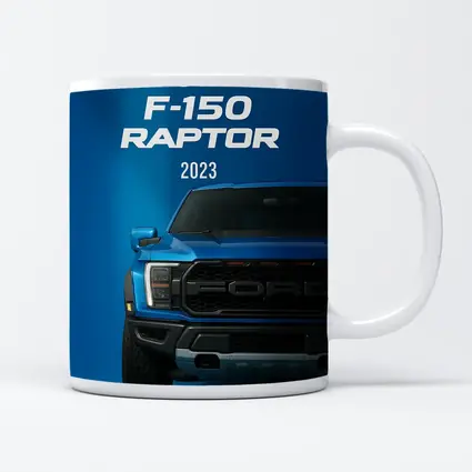 Ford F-150 Raptor 2023 Blue Front