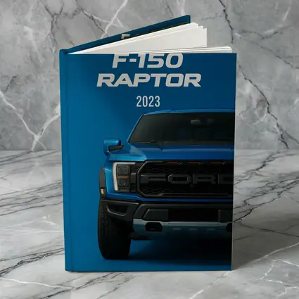 Ford F-150 Raptor 2023 Blue Front