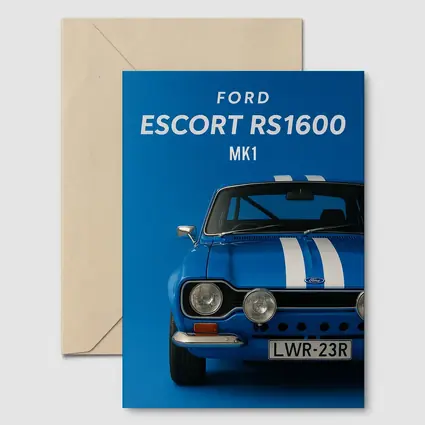 Ford Escort RS1600 MK1 Blue Art