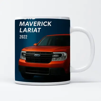 2022 Ford Maverick Lariat Orange Front View