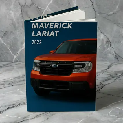 2022 Ford Maverick Lariat Orange Front View