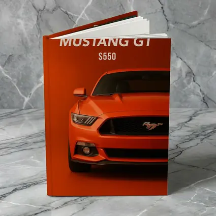 Ford Mustang GT S550 Orange Background Art