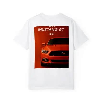 Ford Mustang GT S550 Orange Background Art