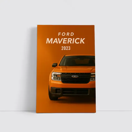 Ford Maverick 2023 Orange Front View