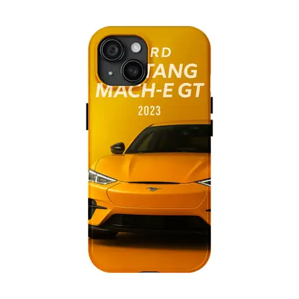 Ford Mustang Mach-E GT Yellow Background
