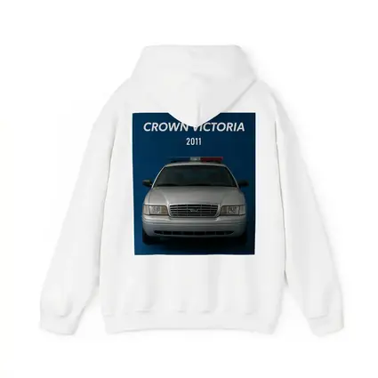 Ford Crown Victoria Police Car Blue Background