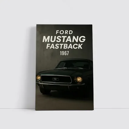 Ford Mustang Fastback 1967 Dark Studio