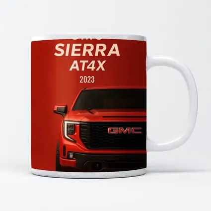 GMC Sierra AT X Red Front View