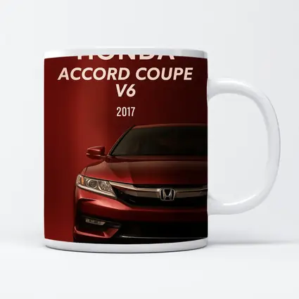 Honda Accord Coupe V6 Red Background