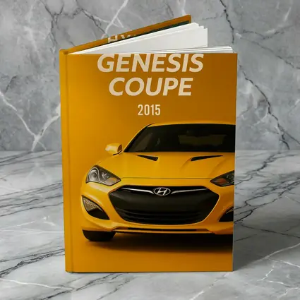 Hyundai Genesis Coupe Yellow Sports Car Art