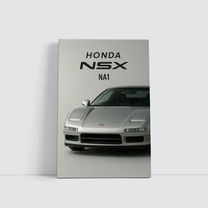 Honda NSX NA1 Silver Front Studio