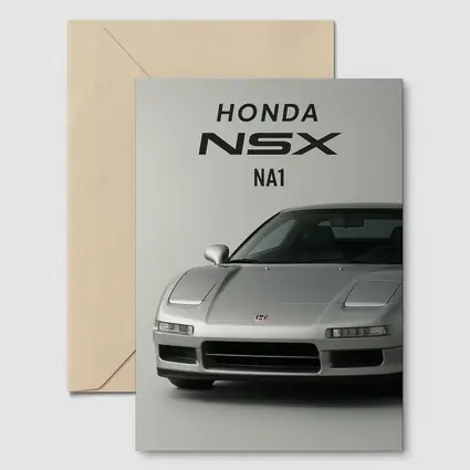 Honda NSX NA1 Silver Front Studio
