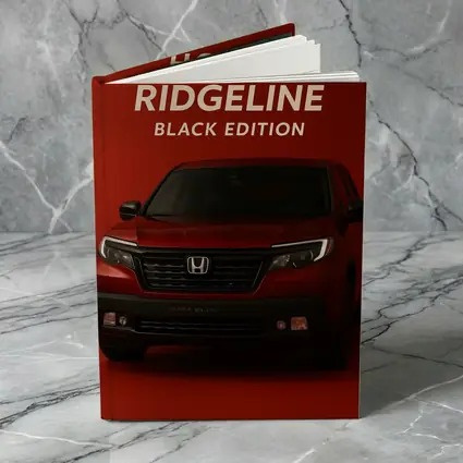 Honda Ridgeline Black Edition Red Background