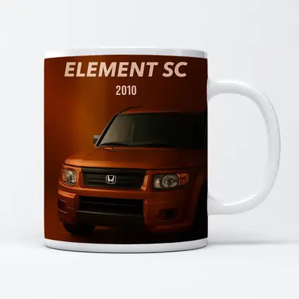 Honda Element SC Orange Studio Art