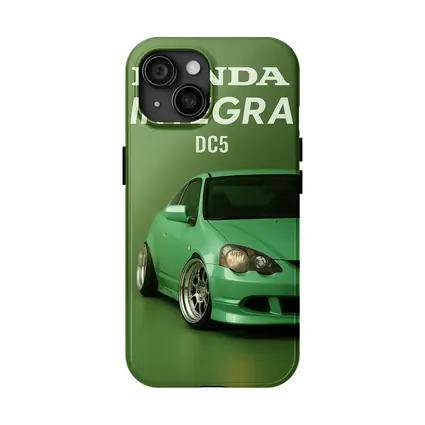Honda Integra DC5 Green Stance Car Art