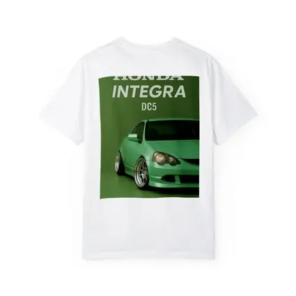 Honda Integra DC5 Green Stance Car Art