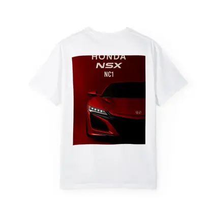 Honda NSX NC1 Red Sports Car Art