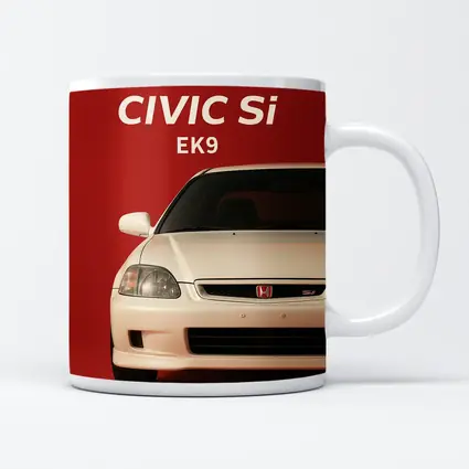 Honda Civic Si EK9 Red Background