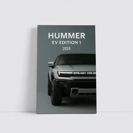 Hummer EV Edition One Silver Truck Front